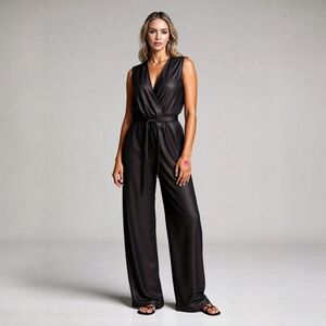 NWT Bishop + Young Mara Metallic Relaxed Jumpsuit - Cocktail Party Glam - Medium